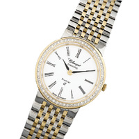 27mm Womens Two Tone Swiss Quartz Watch With Diamond Bezel By CLASSIQUE image