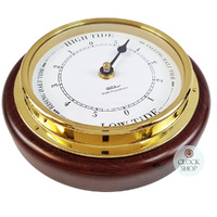 17cm Mahogany Quartz Tide Clock By FISCHER image