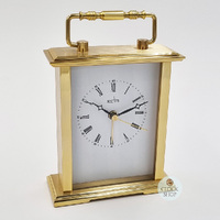 14.5cm Gainsborough Gold Battery Carriage Clock With Alarm By ACCTIM image