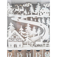 38cm Winter Wonderland LED Advent Calendar image