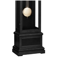 193cm Black & Gold Contemporary Longcase Clock With Westminster Chime By HERMLE image