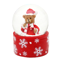 5cm Red Christmas Snow Globe- Assorted Designs image