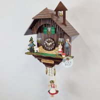 Heidi House Battery Chalet Kuckulino With Swinging Doll 20cm By TRENKLE image