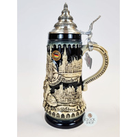 Medieval Deutschland With Jousting Knights Beer Stein 0.5L By KING image