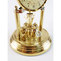 23cm Gold Anniversary Clock With Cream Dial By HALLER image