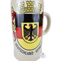 German Coat Of Arms Stoneware Beer Mug 1L By Böckling image