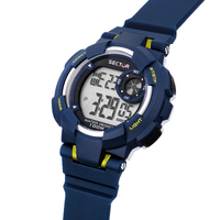 Digital EX36 Collection Blue and Silver Watch By SECTOR image