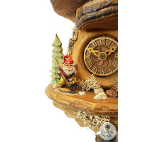 Mini Dwarf House 1 Day Mechanical Clock 22cm by GERHARD SCHMIEDER image