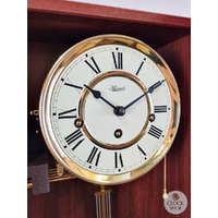 68cm Mahogany 8 Day Mechanical Chiming Wall Clock By HERMLE image