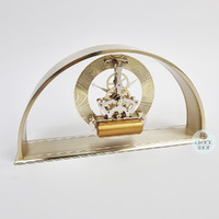 16.7cm Hughenden Gold Battery Skeleton Table Clock By ACCTIM image