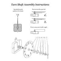 Euroshaft Step Clock Movement By TAKANE (13mm Shaft) image