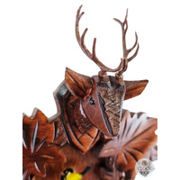 5 Leaf & Deer Battery Carved Kuckulino 18cm By TRENKLE  image