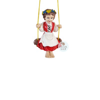 Heidi House Battery Chalet Kuckulino With Swinging Doll 15cm By TRENKLE image