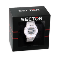 Digital EX16 Collection White Watch By  SECTOR image