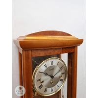 65cm Cherry 8 Day Mechanical Chiming Wall Clock With Piano Finish & Draw By AMS image