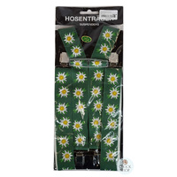 German Suspenders (Green Edelweiss) image