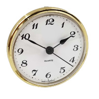 Round Arabic Gold 72mm - Quartz Clock Movement image