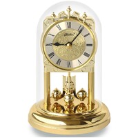 16cm Gold Anniversary Clock With Ornamental Dial By HALLER image