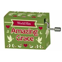 World Hits Hand Crank Music Box (Amazing Grace) image