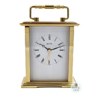 14.5cm Gainsborough Gold Battery Carriage Clock With Alarm By ACCTIM image