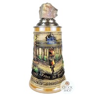 Berlin Wall 30 Year Anniversary Beer Stein With Genuine Berlin Wall Piece 0.5L By KING image