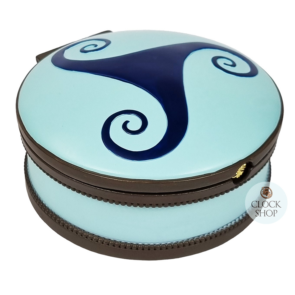 Round Ballerina Music Box - Tchaikovsky-Swan Lake (Glue Marks) image