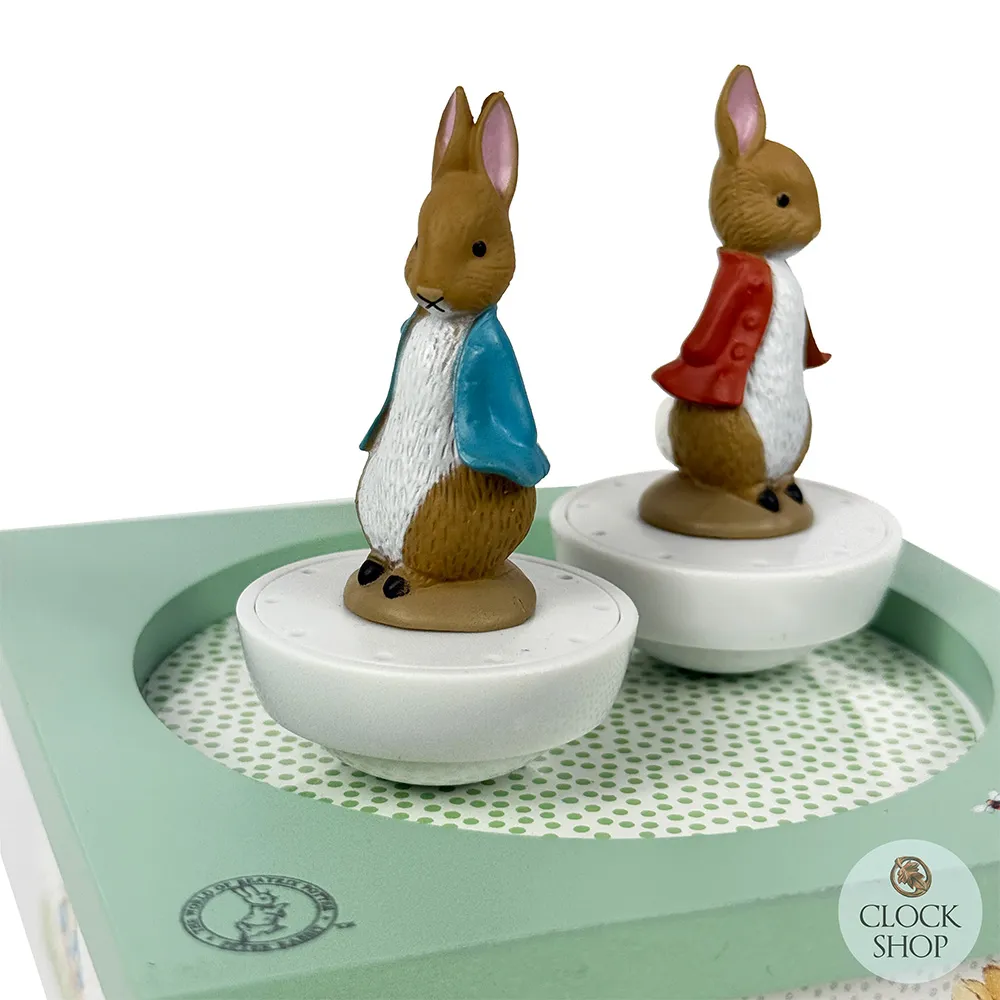 Peter Rabbit Music Box With Spinning Figurines (Mozart-Minuet) image