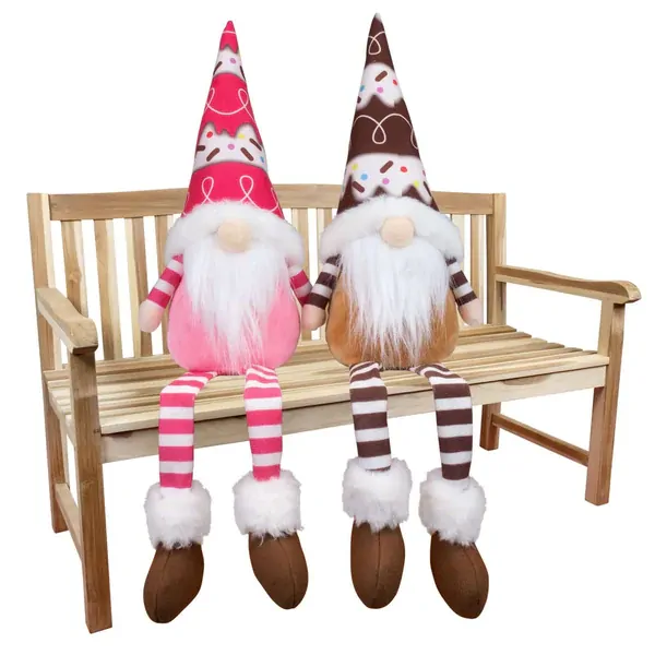 Chip & Berry Sprinkleswirl | 48cm Ice-cream Cone Gnome Shelf Sitter - Assorted Colours image