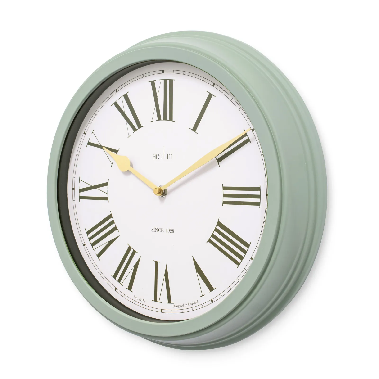 35.5cm Myrtle Green Indoor / Outdoor Wall Clock By ACCTIM image