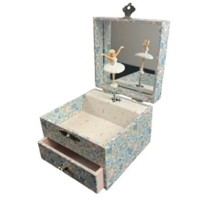 Swan Musical Jewellery Box With Ballerina (Invitation To Dance) image