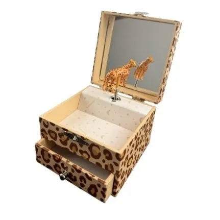 Leopard Musical Jewellery Box (Vivaldi- Spring) image