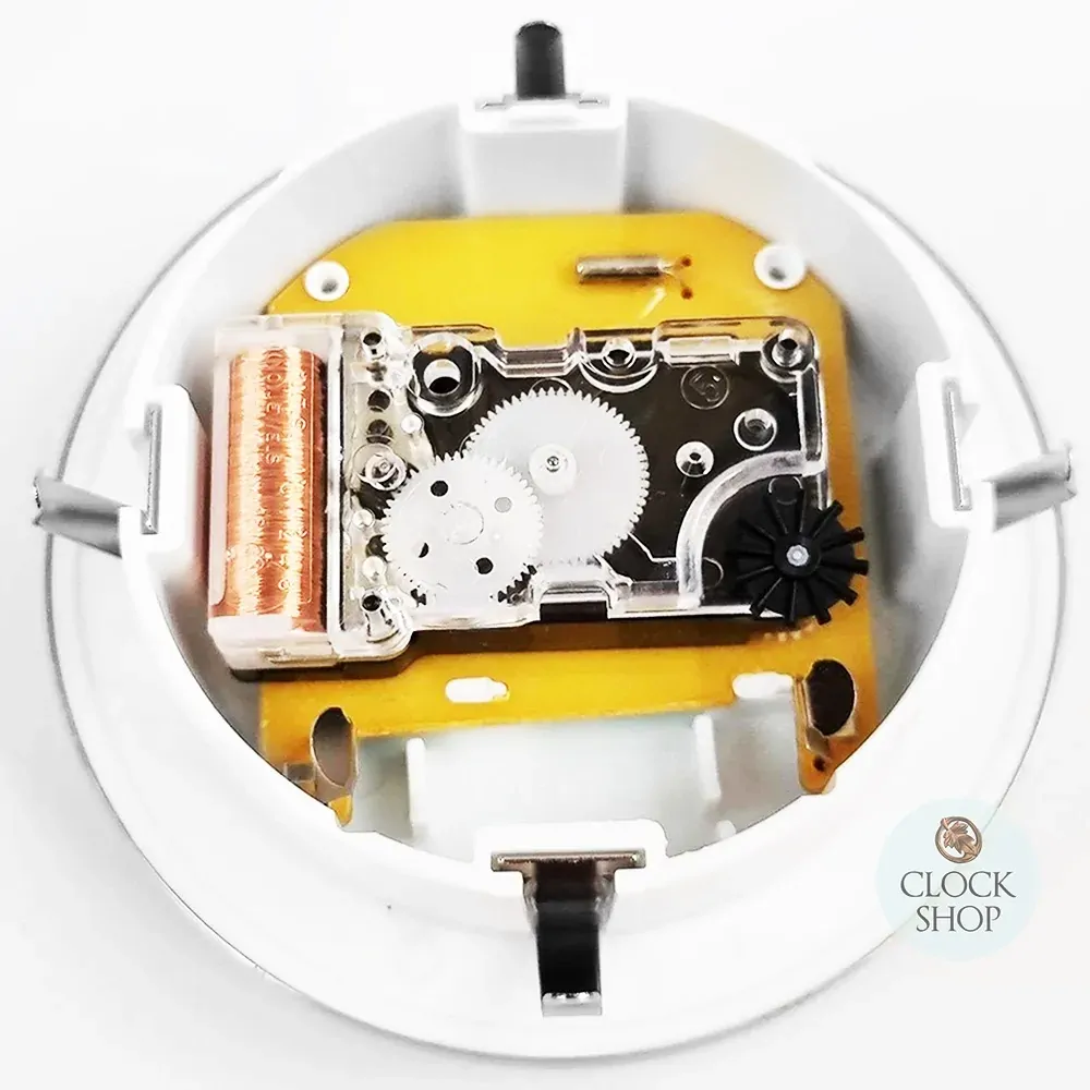 7.2cm Silver Clock Insert With White Dial & Arabic Numerals image