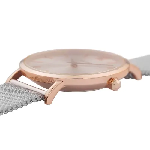 33mm Minuit Womens Quartz Watch With Rose Gold Case & Stainless Steel Mesh Band By CLUSE image