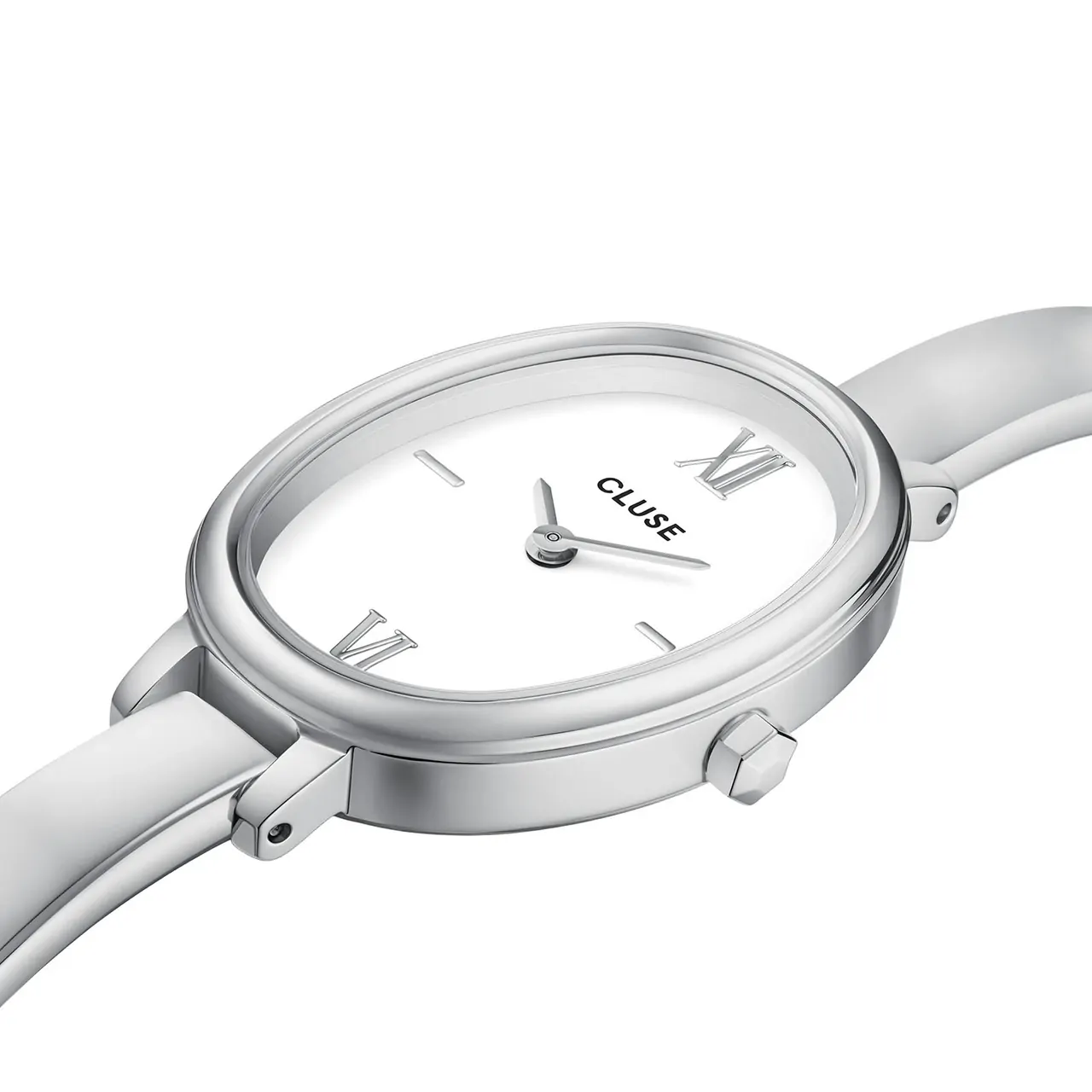 22mm L'Ovale Womens Quartz Watch With Oval Dial & Stainless Steel Band By CLUSE image