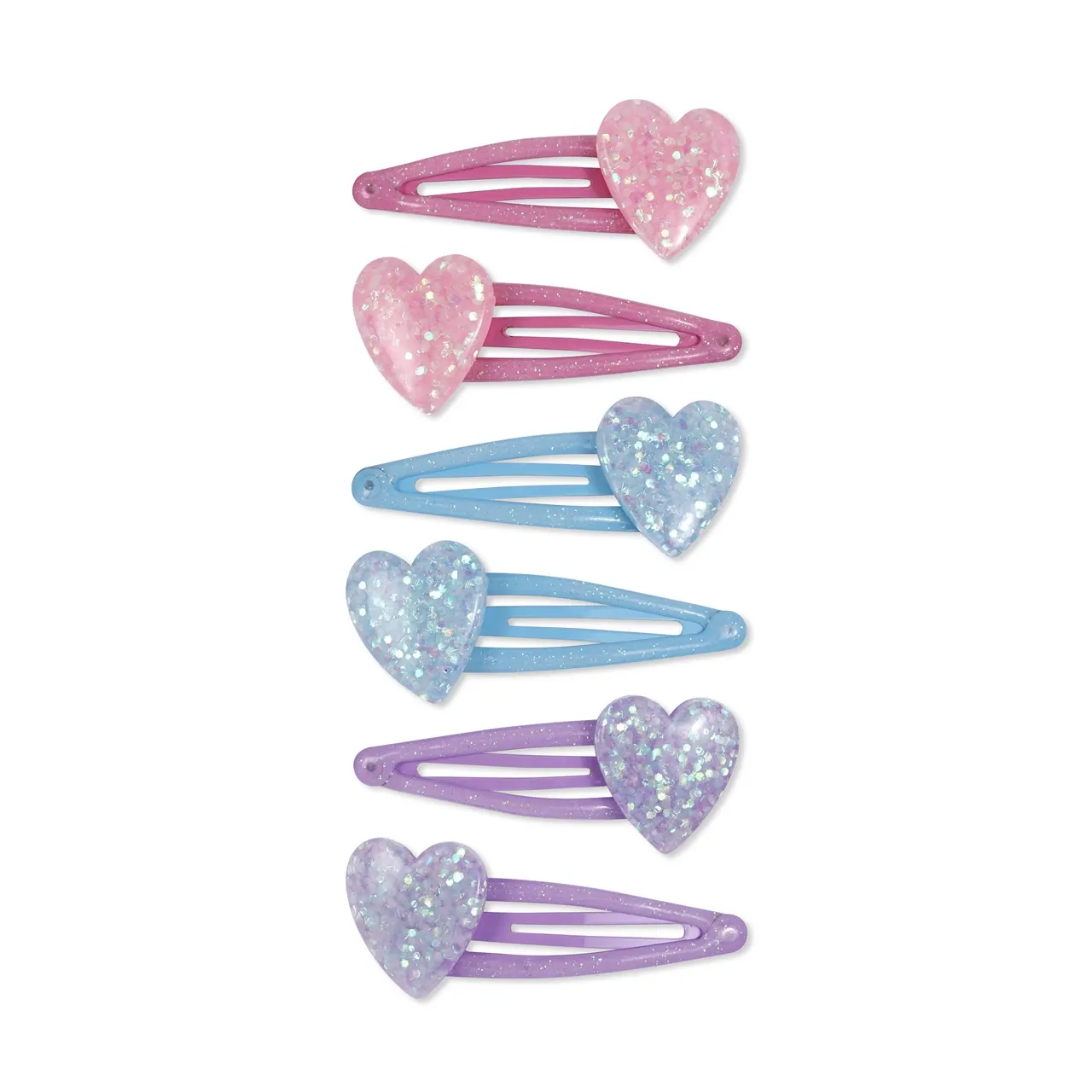 Time Teacher 3D Green Heart Kids Watch Gift Set With Hair Clips By TIKKERS image