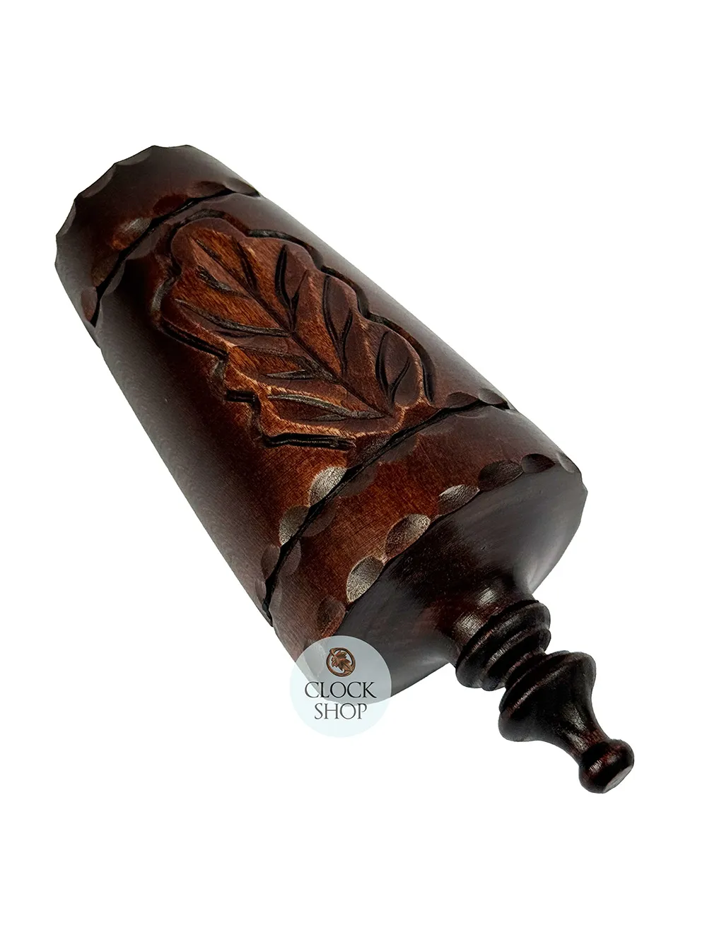 Hand Carved Chain Cup - Oak Leaf image