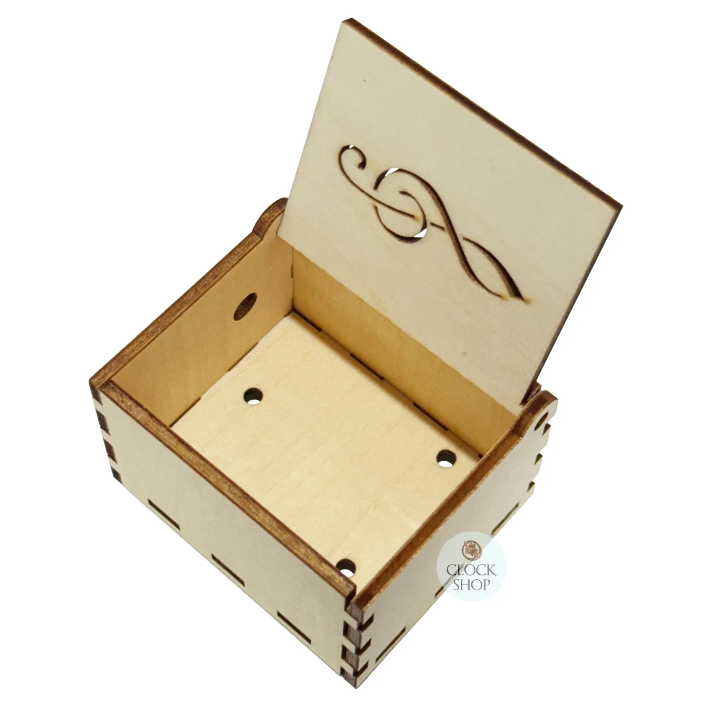 DIY Wooden Music Box Case For Hand Crank Musical Movements image