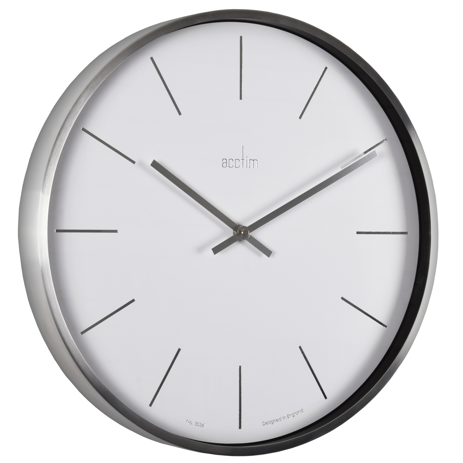 Federal Chrome Wall Clock 40cm By ACCTIM Acctim