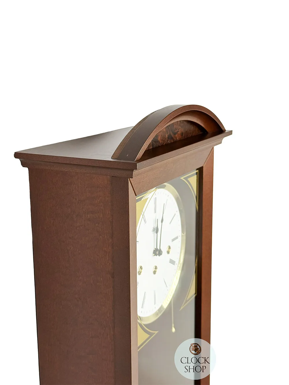 64cm Walnut 8 Day Mechanical Chiming Wall Clock By HERMLE image