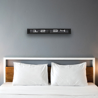 65cm Timeline Black Flip Wall Clock By CLOUDNOLA image
