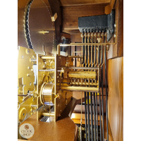 210cm Walnut Grandfather Clock With Triple Chime By SCHNEIDER image