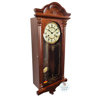 68cm Walnut 14 Day Mechanical Striking Wall Clock By HERMLE image