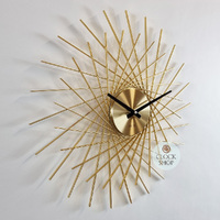 49cm Lohne Gold Spoke Wall Clock By ACCTIM image