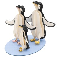 3D Paper Model- Penguin Family image