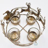 18cm Metal Advent Wreath image