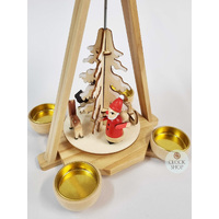 30cm Santa Claus Christmas Pyramid By Breitner image
