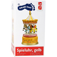 Yellow Carousel Music Box With Horses (Talk to the Animals) image