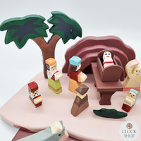 23 Piece Wooden Nativity Set image