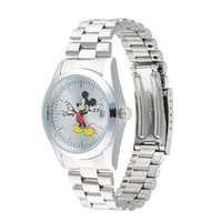 35mm Disney Collectors Edition Mickey Mouse Mens Watch With Silver Band & Dial image