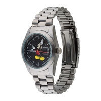 35mm Disney Collectors Edition Mickey Mouse Mens Watch With Black Band & Dial image